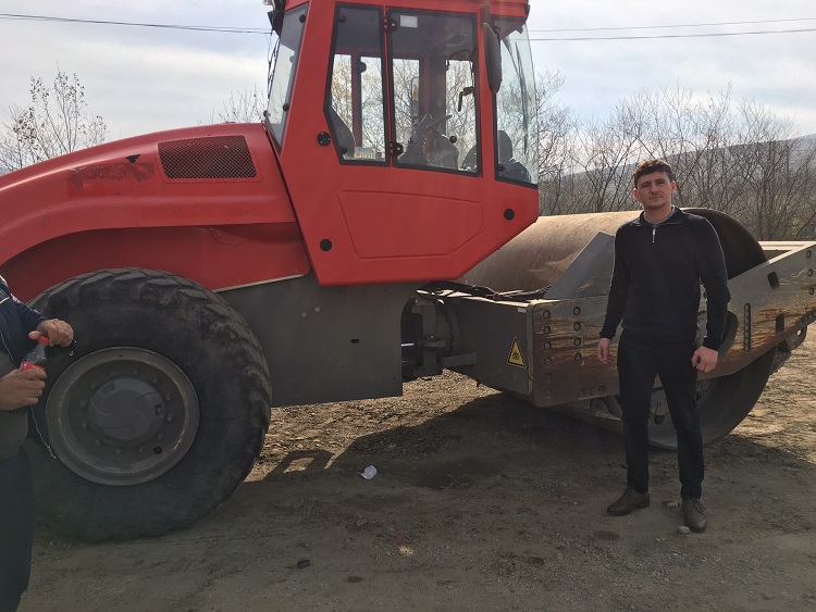 Sprzedany widok z boku Bomag BW219DH