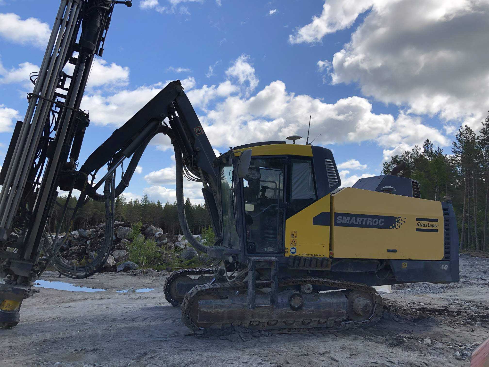 Used Atlas Copco SmartROC T4011 Rock Drills For Sale Omnia Machinery