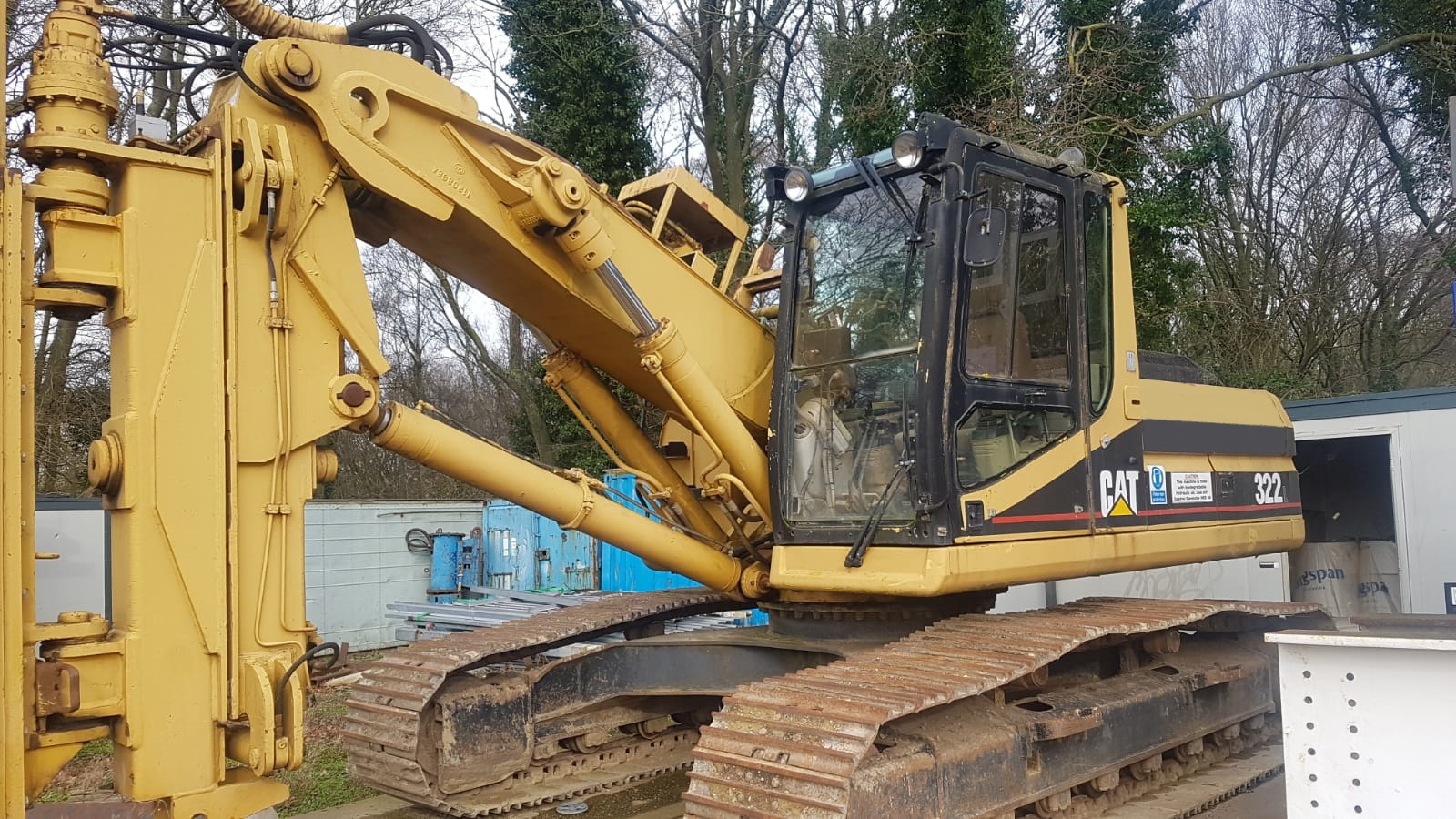 Used Caterpillar 322 Hammer Piling Rig For Sale Omnia 
