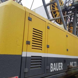 Guindaste de Esteiras Bauer MC32 / Plataforma de Estaqueamento de Parede de Diafragma