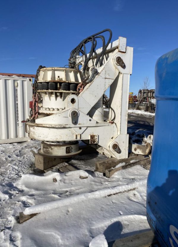 Guindaste Soilmec SC100 com bate-estacas rotativo RT40