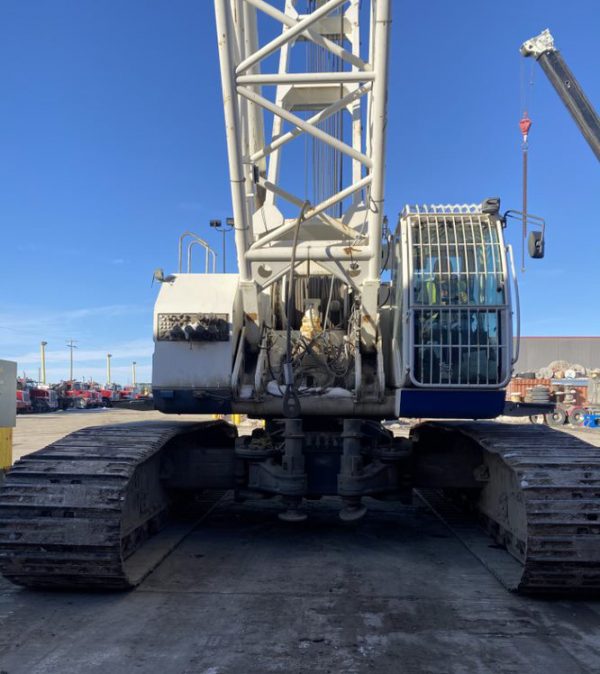 Guindaste Soilmec SC100 com bate-estacas rotativo RT40