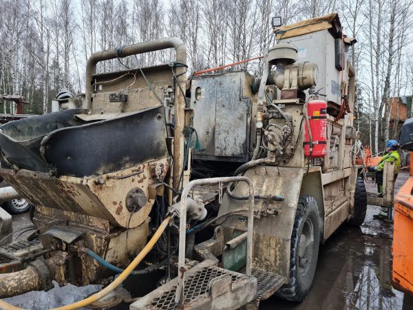 Normet Spraymec 7110 WPC Underground Concrete Pump