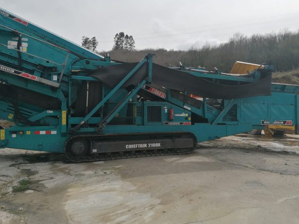 หน้าจอ Powerscreen Chieftain 2100X Spaleck