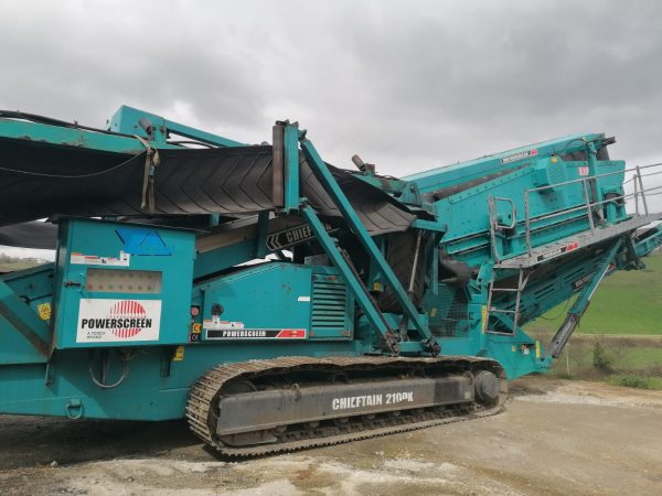 Powerscreen Chieftain 2100X Spaleck 屏幕