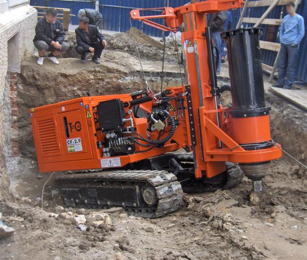 Tes Car CF2.5 Rotary Piling Rig