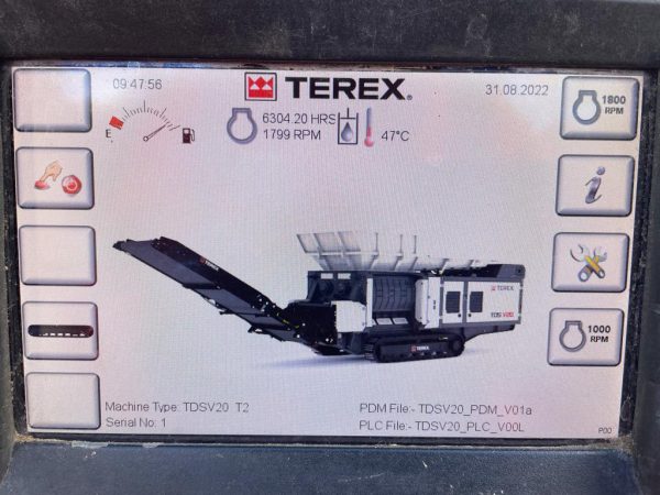 Terex Ecotec TDS V20 Medium Speed Shredder