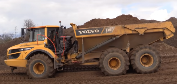 Volvo A30G รถดัมพ์แบบประกบ