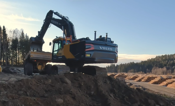 Volvo EC350E L Bagger