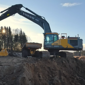 Volvo EC350E L Bagger