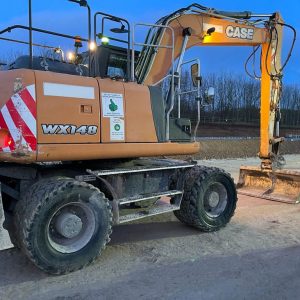 Case WX148 Wheeled Excavator