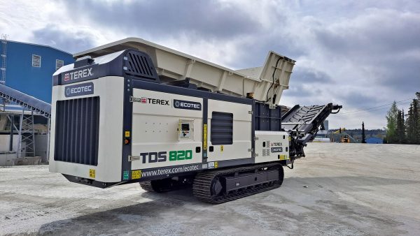 Terex Ecotec TDS 820 papiervernietiger met lage snelheid