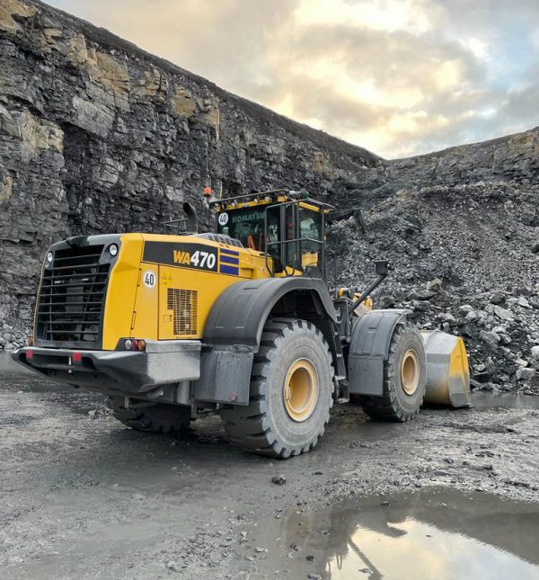 Pá carregadeira de rodas Komatsu WA470-8