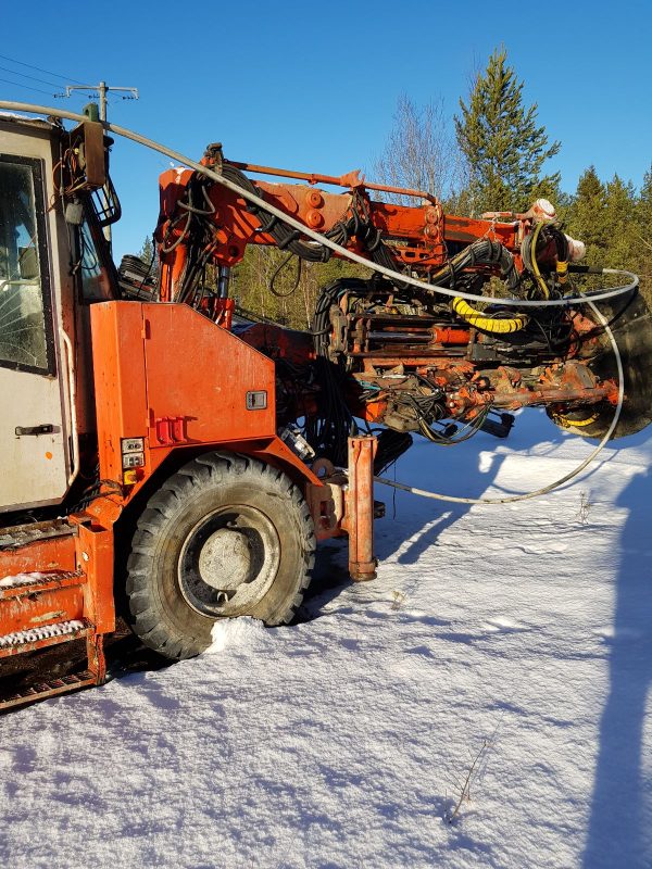 Sandvik Cabolt DS520-TC ondergrondse rotsboor