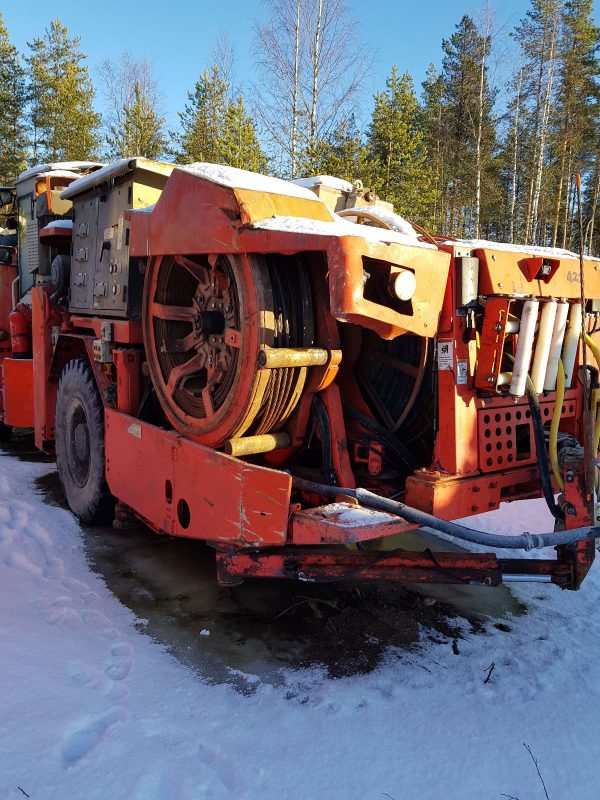 Sandvik Cabolt DS520-TC ondergrondse rotsboor