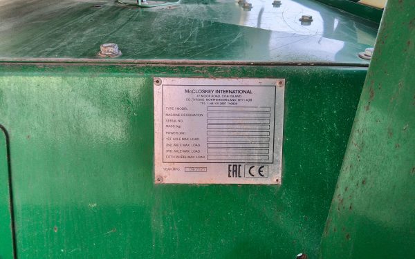 Pantalla de corte McCloskey R155