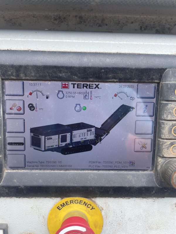 Terex Ecotec TSS 390 papiervernietiger met lage snelheid