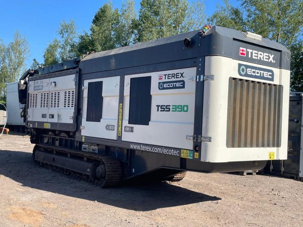 Terex Ecotec TSS 390 papiervernietiger met lage snelheid