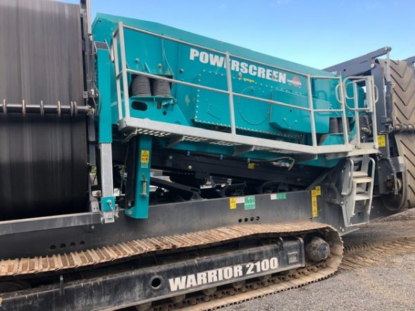 Tela de Eixo Triplo Powerscreen Warrior 2100