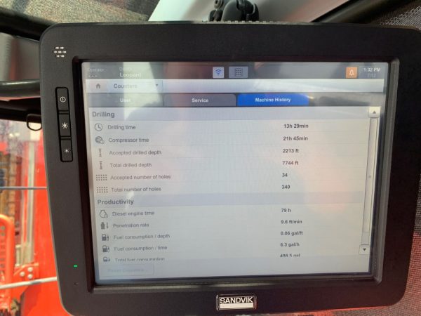 Sandvik Leopard DI650i Rock Drill