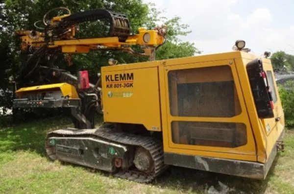 Klemm KR 801-3GK เครื่องตอกเสาเข็มขนาดเล็ก