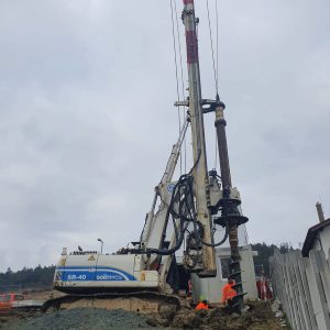 Soilmec SR-40 회전 말뚝 박기 장비