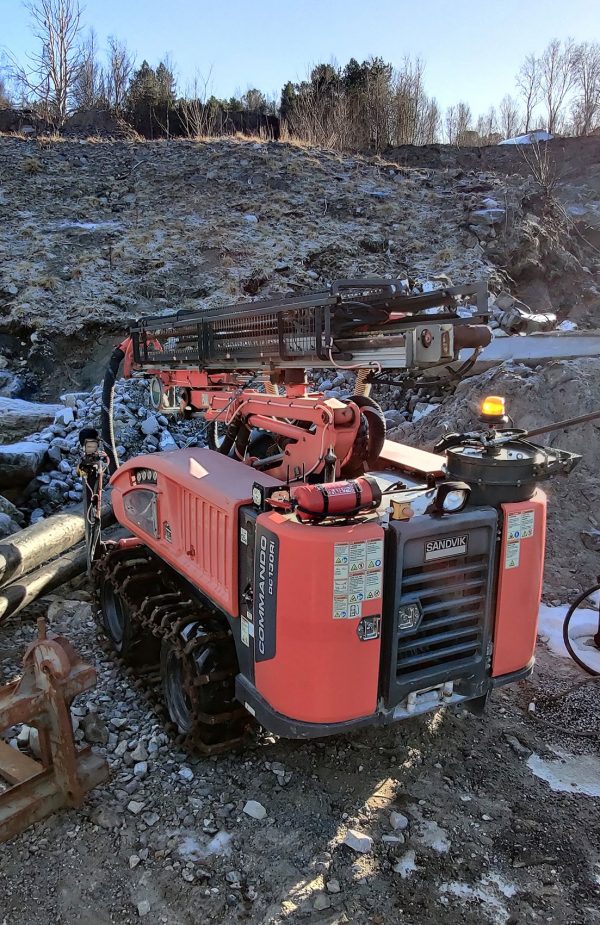 Sandvik DC130Ri rotsboor