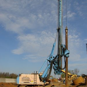 Delmag RH25 Rotary Paling Rig