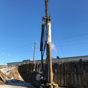 Junttan MPx50 Hammer Piling Rig