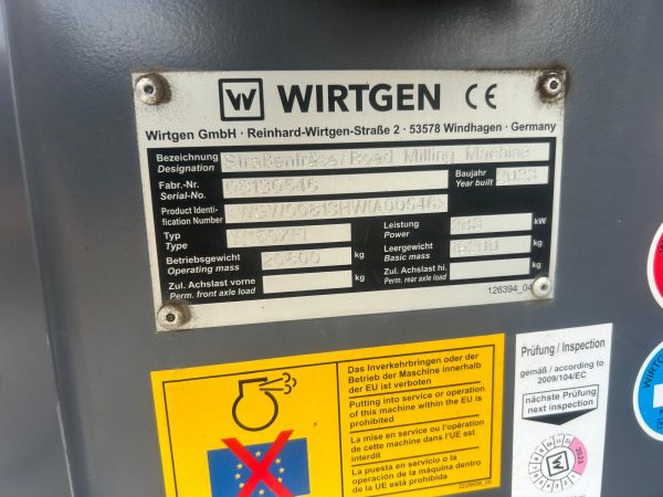 Wirtgen W 150 XFi Cold Planer