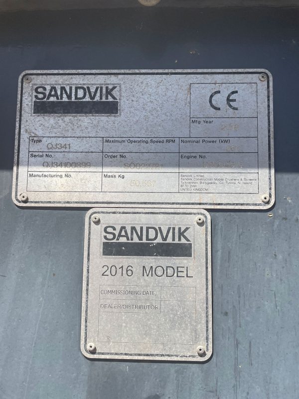 Sandvik QJ341 Jaw Crusher