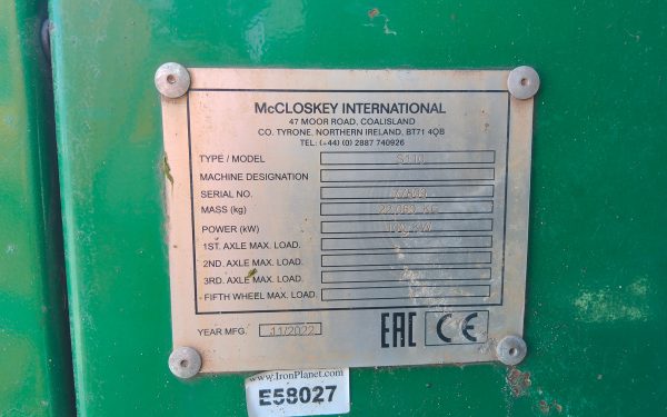 McCloskey S110 Incline Screen